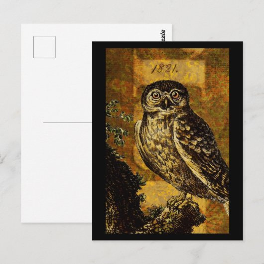 Herbsthuhn Postkarte (Vorne/Hinten)