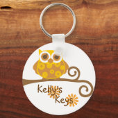 Herbsthuhn Schlüsselanhänger (Vorderseite)