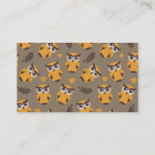Herbsthuhn Visitenkarte (Rückseite)