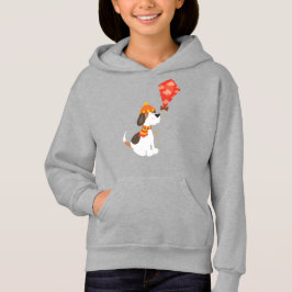 Herbsthund, Niedlicher Hund, Hund mit Drachen, Sca Hoodie