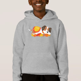 Herbsthund, Niedlicher Hund, Schlafhund, Herbstlea Hoodie