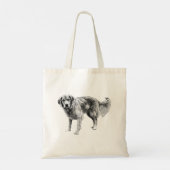 Herbsthunde Silhouette Tasche mit Stil (Rückseite)