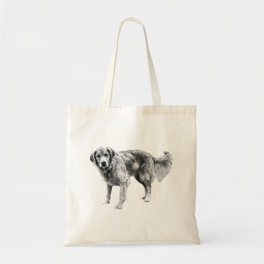 Herbsthunde Silhouette Tasche mit Stil (Vorne)