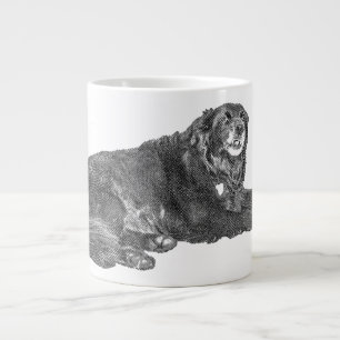 Herbsthunde Tasse im Manga Dot Stil