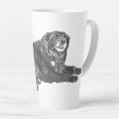 Herbsthunde Tasse im Manga Dot Stil (Rechte Ecke)