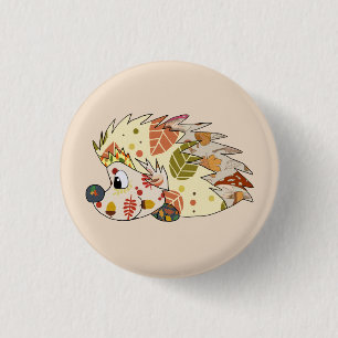Herbstigel Button