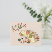 Herbstigel Postkarte (Stehend Vorderseite)