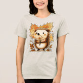Herbstigel Tri-Blend Shirt (Vorderseite)