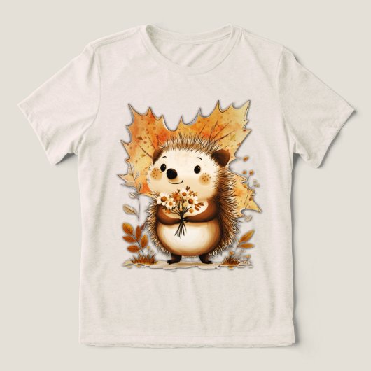 Herbstigel Tri-Blend Shirt (Design Vorderseite)