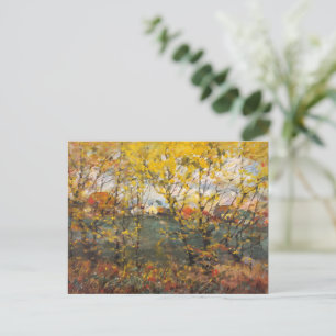 HerbstIllustration Vintag Berühmtes Gemälde Postkarte