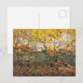 HerbstIllustration Vintag Berühmtes Gemälde Postkarte (Vorne/Hinten)