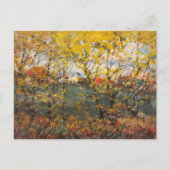 HerbstIllustration Vintag Berühmtes Gemälde Postkarte (Vorderseite)