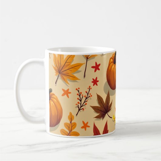 Herbstinspiriert Tasse (Links)