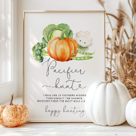 Herbstjagd auf Schnuller Poster