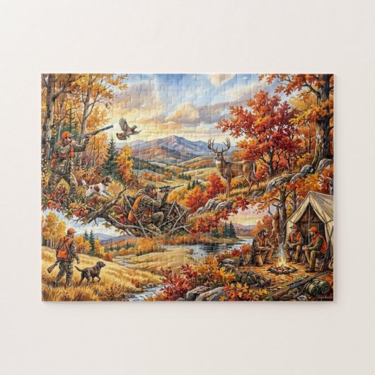 Herbstjagd-Kompilation Puzzle (Horizontal)