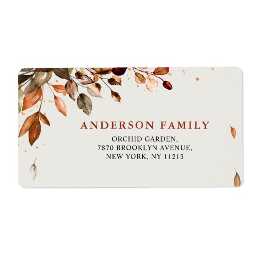 Herbstjahr lässt rustikale Hochzeitschiff (Vorne)