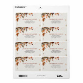 Herbstjahr lässt rustikale Hochzeitschiff (Vorne)