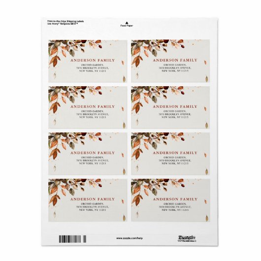 Herbstjahr lässt rustikale Hochzeitschiff (Vorne)