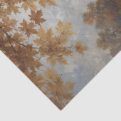 Herbstjungfer mit schlafendem Fuchs-Seidenpapier Seidenpapier (Ausschnitt)