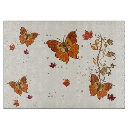 Herbstjuwelen Schneidebrett (Vorderseite)