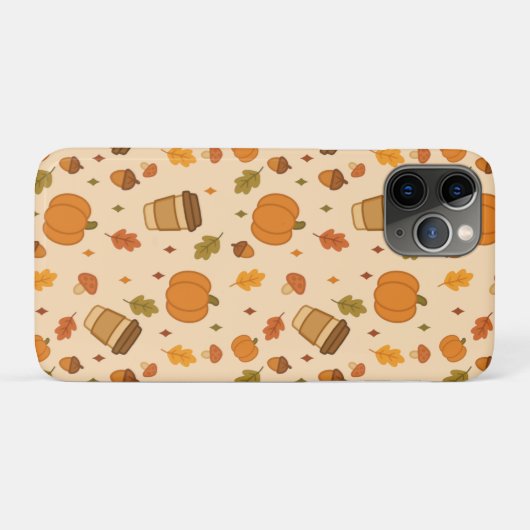 Herbstkaffee Case-Mate iPhone Hülle (Rückseite (Horizontal))