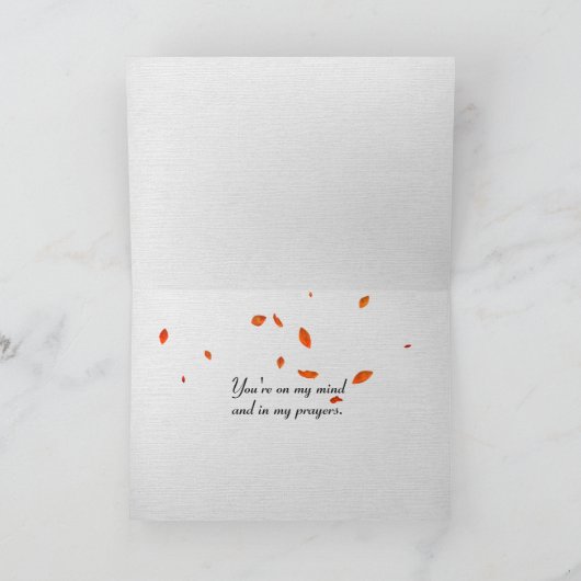 Herbstkaffee Karte (Innenseite)