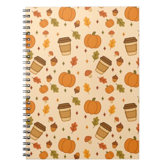 Herbstkaffee Notizblock (Vorderseite)