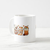 Herbstkaffee Pumpkin Gewürz Kaffeetasse (Vorderseite Links)