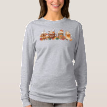 Herbstkaffee Pumpkin Gewürz Long Sleeve Season Shi