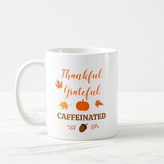 Herbstkaffee-Tasse Kaffeetasse (Links)