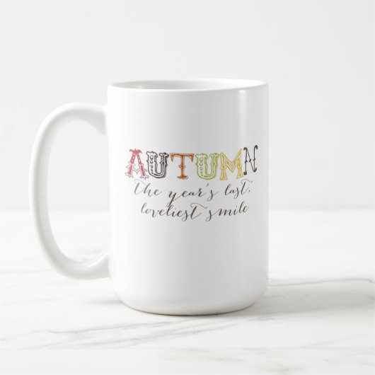 Herbstkaffee-Tasse Kaffeetasse (Links)