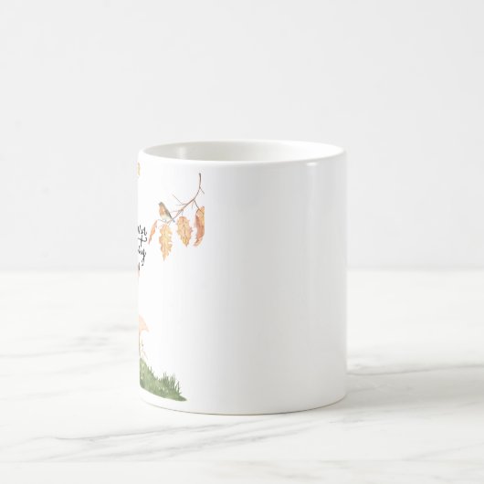 Herbstkaffee-Tasse Kaffeetasse (Mittel)