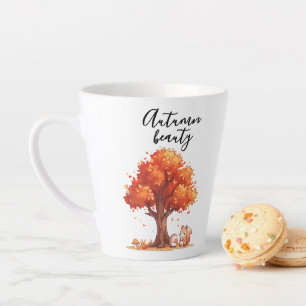 Herbstkaffee-Tasse Milchtasse