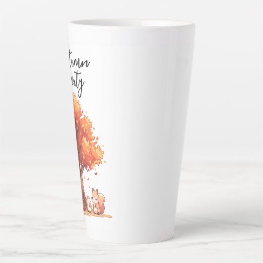 Herbstkaffee-Tasse Milchtasse (Vorderseite)