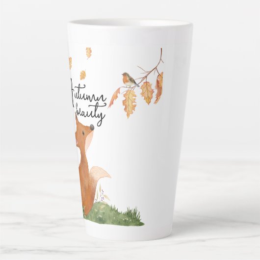 Herbstkaffee-Tasse Milchtasse (Vorderseite)