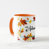 Herbstkaffee-Tasse Tasse (Vorderseite Links)