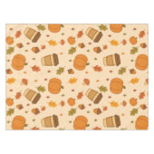Herbstkaffee Tischdecke (Vorderseite (Horizontal))