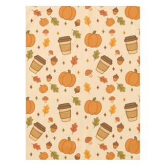 Herbstkaffee Tischdecke