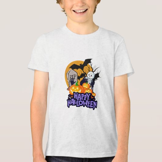 Herbstkalt-T-Shirt Tri-Blend Shirt (Vorderseite)