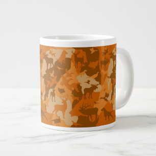 Herbstkammo/Camoflaume/Hirsche/Elch/Elch/Jagdhund Jumbo-Tasse