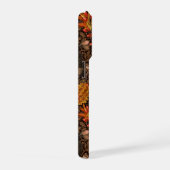 Herbstkaninchen auf braun iPhone hülle (Rechte Seite)