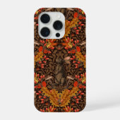 Herbstkaninchen auf braun iPhone hülle (Rückseite)