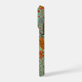 Herbstkaninchen auf hellgrün iPhone hülle (Linke Seite)