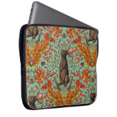 Herbstkaninchen auf hellgrün laptopschutzhülle (Vorne Rechts)