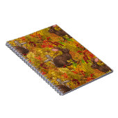 Herbstkaninchen auf Ocker Notizblock (Rechte Seite)