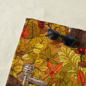 Herbstkaninchen auf Ocker Strandtuch (Beispiel)