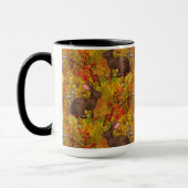 Herbstkaninchen auf Ocker Tasse (Links)