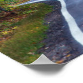Herbstkanopie auf dem Highway 41 2 Poster (Ecke)