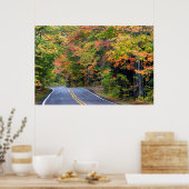 Herbstkanopie auf dem Highway 41 2 Poster (Küche)
