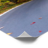 Herbstkanopie auf dem Highway 41 Poster (Ecke)